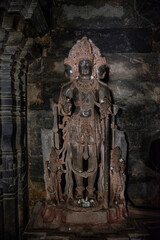 Statue of Lord Brahma in Brahma Jinalaya Temple of Lakkundi