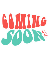 Coming Soon Retro SVG