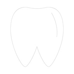 Vector tooth icon