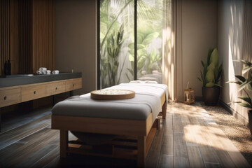 Beauty spa relax treatment salon office generative ai - obrazy, fototapety, plakaty