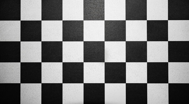Black and white checkered background, chess board, chessboard © Viktoriia Doroshyna