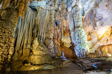 Northern Vietnam, inside a cave in NOrthern Vietnam