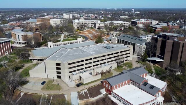 Western Kentucky University in Bowling Green Kentucky, aerial drone