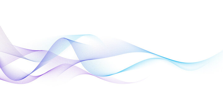 Modern abstract glowing wave background. Dynamic flowing wave lines design element. Futuristic technology and sound wave pattern. PNG file.