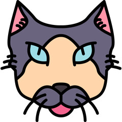 Cymric Cat Icon