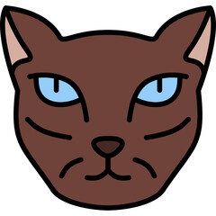 Burmilla Cat Icon