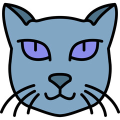 Chantilly Tiffany Cat Icon