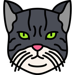 American Wirehair Cat Icon
