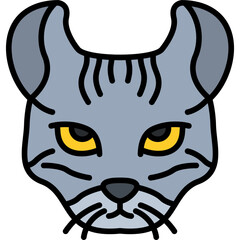 Highlander Cat Icon