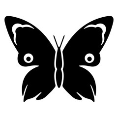 Summer butterfly icon. Simple illustration of summer butterfly vector icon for web