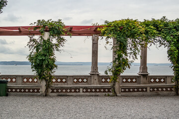 View of the Miramare Castle in Trieste, Friuli Venezia Giulia - Italy