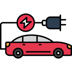 Electric Car Icon