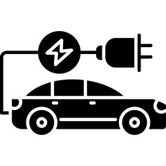 Electric Car Icon