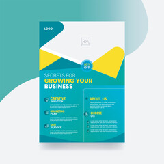 corporate business flyer design cover banner poster background flyer template