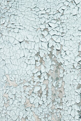 Gray texture of old cracked paint, grunge background.