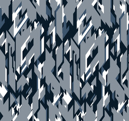 Fototapeta na wymiar Seamless geometric pattern, sportive print. 