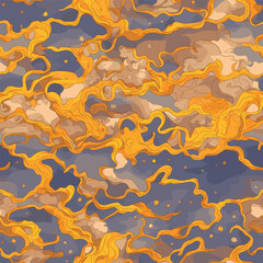 seamless repeating pattern of clouds