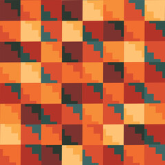 An abstract, geometric seamless pattern
