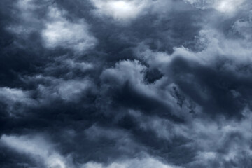 Naklejka na ściany i meble Dark clouds background