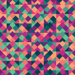 An abstract, geometric seamless pattern