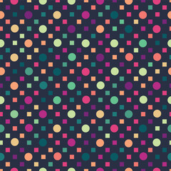 An abstract, geometric seamless pattern