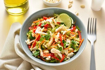 Thai style chicken salad