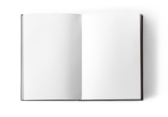 opened book blank notebook copy space  open diary text space