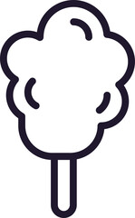 Single line icon of candy High quality vector illustration for design, web sites, internet shops, online books etc. Editable stroke in trendy flat style isolated on white background