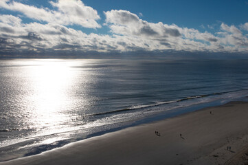 Morning stroll at Myrtle Beach