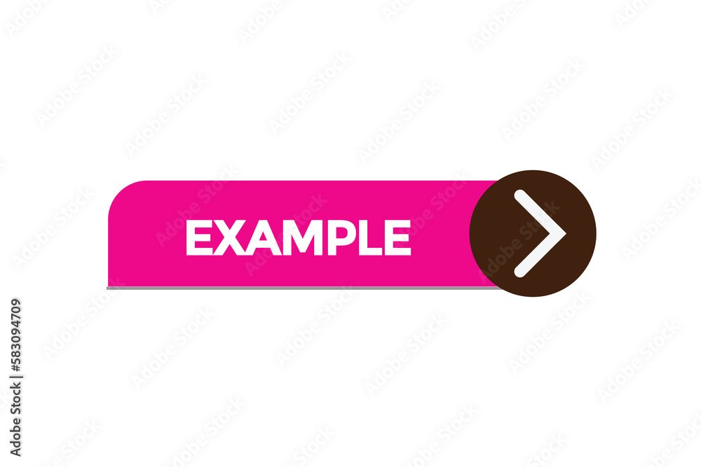 Wall mural example vectors.sign label bubble speech example