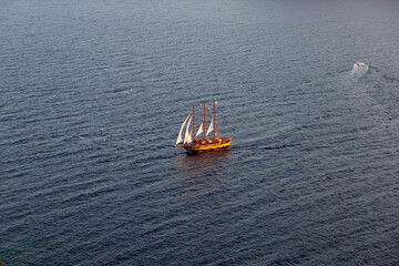 Fototapeta premium boat in the sea