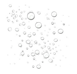 soda bubbles bubble drops of water transparent PNG 