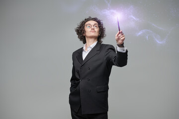 inspired male conductor