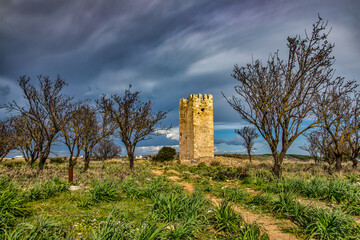 ruins of a stone tower