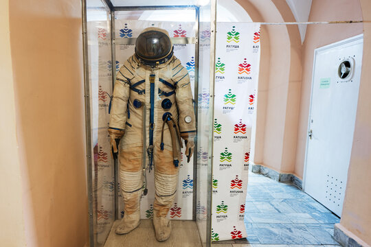 Ivano-Frankivsk, Ukraine - March, 2023: Rare spacesuit of an astronaut.