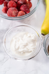 Strawberry banana smoothie