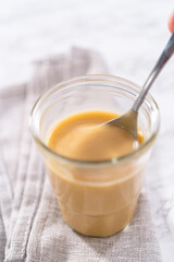Chocolate pumpkin bundt cake with toffee glaze