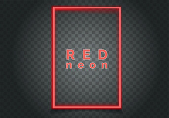 futuristic hud light red frame. Technological background. Light glass red frames. HUD PNG. Vector Illustration.