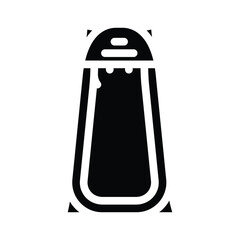 summer tent vacation glyph icon vector illustration