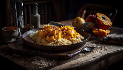Artisanal caribbean food: Tropical fruits