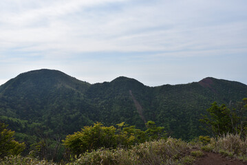 Fototapeta na wymiar Climbing Mt. Keicho, Tochigi, Japan