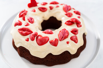 Red velvet bundt cake