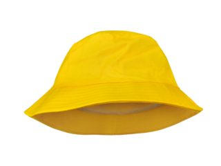 yellow bucket hat PNG transparent