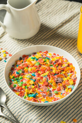 Sweet Sugary Fruity Breakfast Cereal