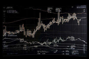 Obraz premium Stock Market Board