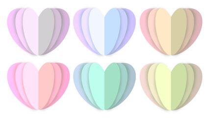 set of colorful shapes