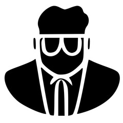 black and white of icon shape