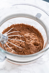 Chocolate ganache cupcake