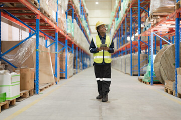 Female employees checking products.