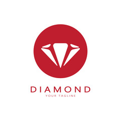 simple diamond abstract logo,for business,badge,jewelry shop,gold shop,application,vector